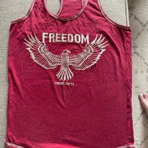 Racerback tank top